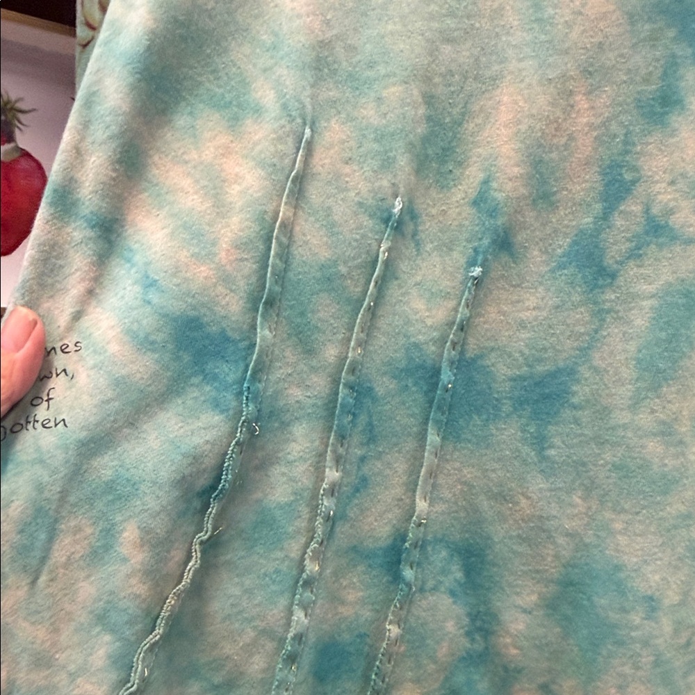 Aratta Women's Teal and Beige Top - Picture 2 of 6